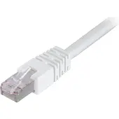 Deltaco Cat6 F/UTP RJ45 7m -verkkokaapeli, valkoinen