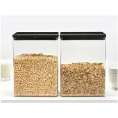 Brabantia Tasty+ pinottava säilytysastia 5,4 litraa, tummanharmaa