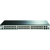 D-Link SmartPro DGS-1510-52X, räkkiasennettava kytkin, L3-hallinnoitu, 1U, musta/harmaa