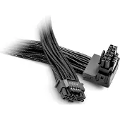 be quiet! BC074, 12V-2x6-sovitekaapeli, 70 cm, musta