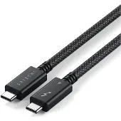 Satechi Thunderbolt 4 Pro kaapeli 1 m (musta)