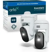 Arlo Essential 3 HD PTZ turvakamera (2 kpl)