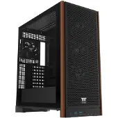 Thermaltake S370 WS, Midi Tower, PC, Musta, ATX, EATX, mikro ATX, Mini-ITX, SPCC, Karkaistu lasi, Pelaaminen (CA-11J-00M1WN-00)