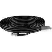 Digitus AK-300601-050-S Ethernet cable USB-C 3.2 Gen1 to RJ-45 Gigabit 1 Gbit/s 5 m black S/FTP Cat.6a LSZH 10/100/1000 Mbps plug and play Wake-On-LAN