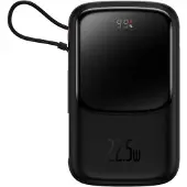 Baseus Powerbank Qpow PRO with cable, 10000mAh, 22.5W (Black)