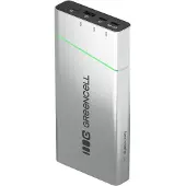 Green Cell – PBPLGC20P, 20800 mAh, Litiumioni (Li-Ion), Power Delivery, 20800 W, Alumiini, Musta, Vihreä, Vaaleanharmaa, Hopea