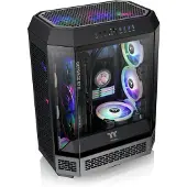Thermaltake CA-1Z1-00M1WN-00, Midi Tower, PC, Musta, ATX, mikro ATX, Mini-ITX, SPCC, Karkaistu lasi, Pelaaminen