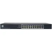 LevelOne Switch 24xGE 19" unmanaged Metall (GEU-2432)