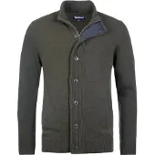 Barbour Men's Elbow-Patch Cardigan Green Pitkähihaiset topit XXL