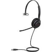 Yealink UH35 Mono UC USB-A kuulokkeet, Langallinen, 20 - 20000 Hz, Toimisto/puhelukeskus, 96,5 g, Kuulokkeet, Musta (308138)