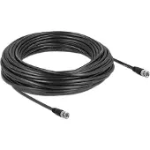 DeLOCK 80088, 25 m, RG-59, BNC, BNC, Musta