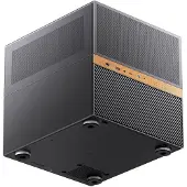 Jonsbo N6 Black, NAS-kotelo, mATX, musta