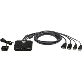 Aten 2-Port USB FHD HDMI Cable KVM Switch (CS22HF-AT)