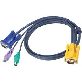 Aten KVM-kabel SPHD15 han til 2xPS/2 h