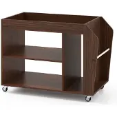 ProMotion Sivupöytä 76x39,5x55cm, ruskea