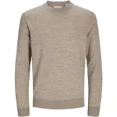 Jack & jones Premium Neulepaita 'JPRMark' beigenharmaa
