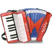 Bontempi Accordion With 17 Keys And 8 Bass Buttons harmonikka