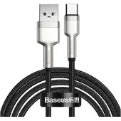 Baseus Cafule Metal Series USB-A ja USB-C kaapeli - 66W, 2m - musta