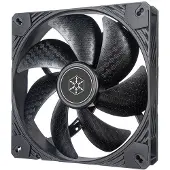Silverstone Shark Force 140, 140mm PWM-laitetuuletin, musta
