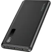 Logilink PA0311, 8000 mAh, Smart IC, 12 W, Musta