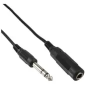 Microconnect 6,3mm - 6,3mm Male - Female 5m