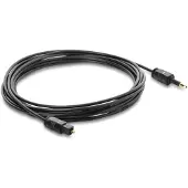 DeLOCK 90922, Toslink, Uros, Mini-TOSLINK, Uros, 5 m, Musta