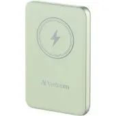 Verbatim Charge 'n' Go Magnetic 10000mAh, 20W -varavirtalähde, Vihreä