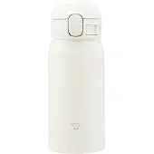 Zojirushi SM-WS36-WM ruostumattomasta ter ksest valmistettu muki, 350 ml, mattavalkoinen