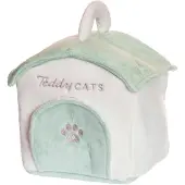 Teddykompaniet Teddy Cats, Playset - White - 19X21X23CM