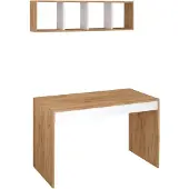 Skye Decor Kirjoituspöytä Ertel, ruskea / valkoinen