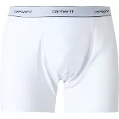 Carhartt WIP Bokserishortsit vaaleanharmaa / valkoinen