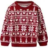 Name it Neulepaita 'NMNRISMAS' punainen / valkoinen