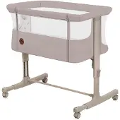 Lionelo Aurora Sivuvaunusänky 3-in-1, Beige Cappucino