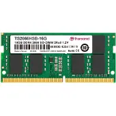 Transcend TS2666HSB-16G, 16 GB, 2 x 8 GB, DDR4, 2666 MHz, 260-pin SO-DIMM