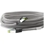Pro RJ45 (CAT 6A, 500 MHz) patch-kaapeli CAT 8.1 S/FTP -raakakaapelilla, harmaa