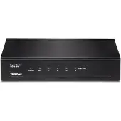 Trendnet TEG-S51SFP, Hallitsematon, Gigabit Ethernet (10/100/1000), Täysin kaksipuolinen, Seinäkiinnitteinen
