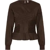 Culture Cuajda Antoinett Blouse - Brown - XL