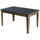 Skye Decor Ruokapöytä Milan 513 - pähkinä, antrasiitti