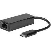 Microconnect USB3.1CETHB - USB-C-verkkosovitin, Musta