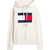 Tommy Hilfiger Collegepaita vaaleabeige / laivastonsininen / punainen