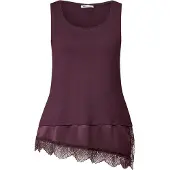 Street One Toppi burgundin punainen