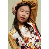 Desigual Paita 'Mickey Mouse' pastellinsininen / curry / oranssi / punainen