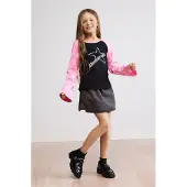 Desigual Paita vaalea pinkki / musta