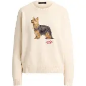 Ralph Lauren Neulepaita kerma / ruskea / verenpunainen / musta
