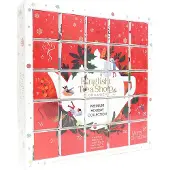English Tea Shop Luomu Teejoulukalenteri punainen 25pss (6 x 50g)