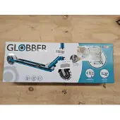 Globber Flow Element Lights Chrome Finish Potkulauta, Aqua Blue