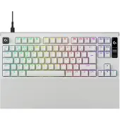 Logitech PRO X2 RAPID -pelinäppäimistö, magneettiset analogikytkimet, valkoinen