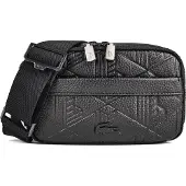 Lacoste Megagrain Crossbody-laukku 19.5 cm Musta