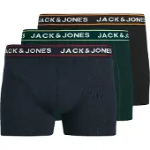 Jack & Jones Jacmax Solid Trunks 3 Pack Btw - Black - M