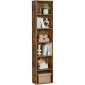 Songmics Hylly 24x40x178,5cm, ruskea